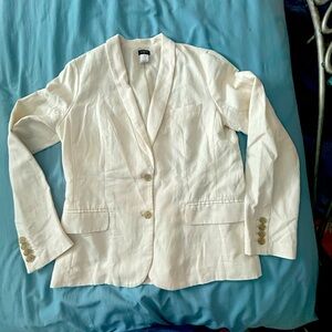 J. Crew linen/cotton blazer • women size 12